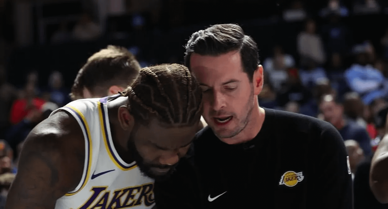 JJ Redick says Deandre Ayton has been "phenomenal" all season. "He has embraced his teammates. He has embraced his role. He's sacrificed... He's just in a really comfortable rhythm right now... He's showing that he's a winning basketball player." @LakersNation