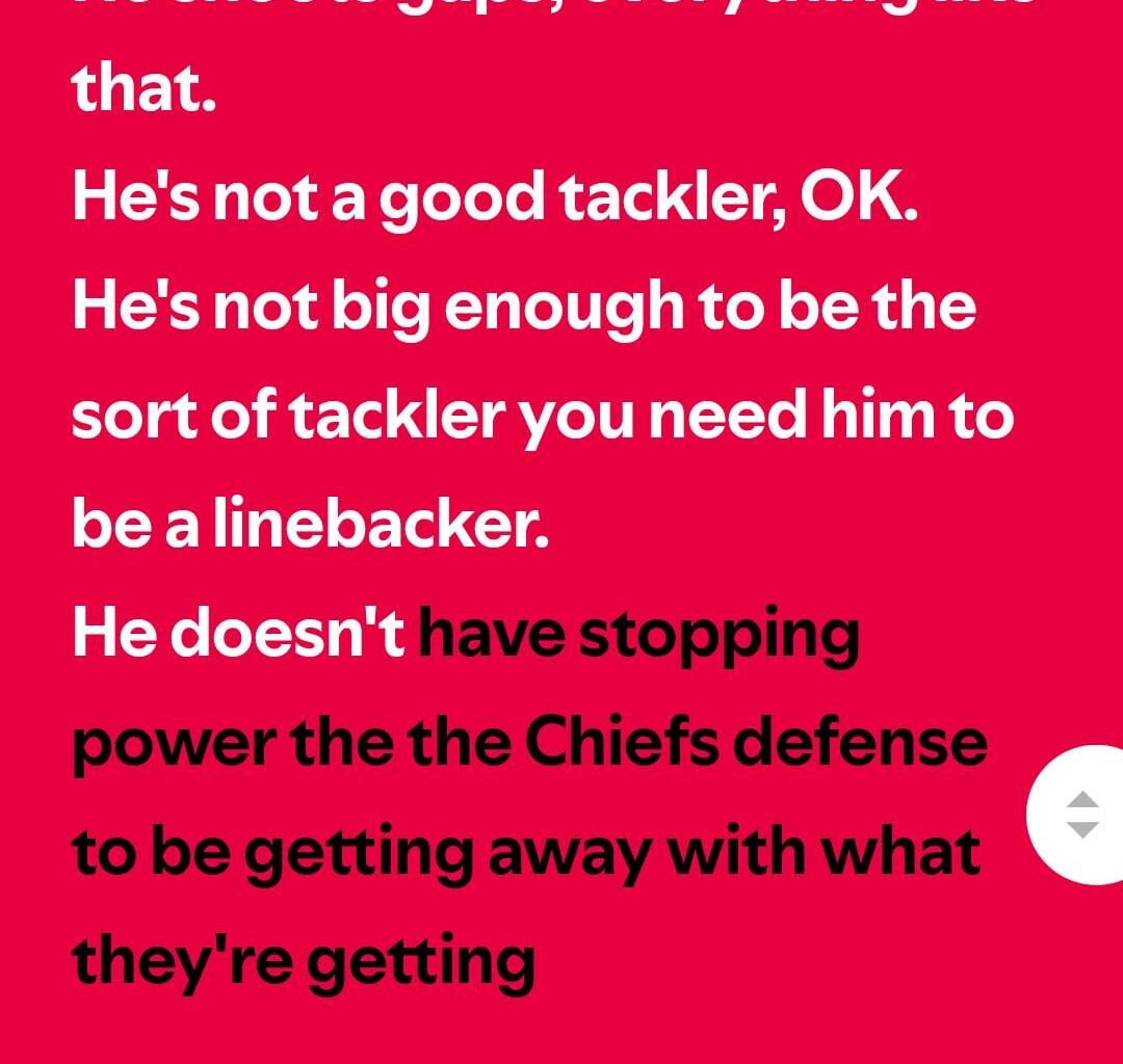 TIL Nick Bolton is not a good tackler courtesy of Ben Solak