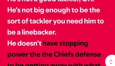 TIL Nick Bolton is not a good tackler courtesy of Ben Solak