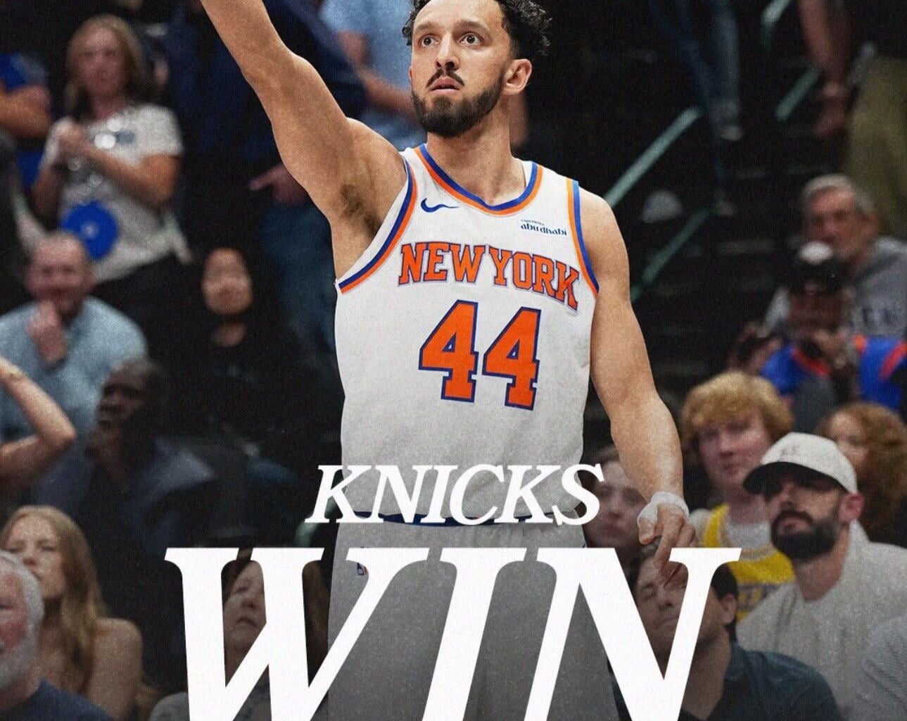 The Knicks get first road win!!         🏆 🎊🎉.  PLUS another photo of Landry Shamet! 😎👍🧨🍹🤩