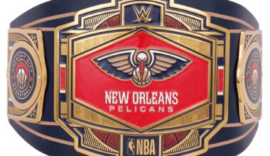 60% off Pelicans WWE Legacy Title Belt