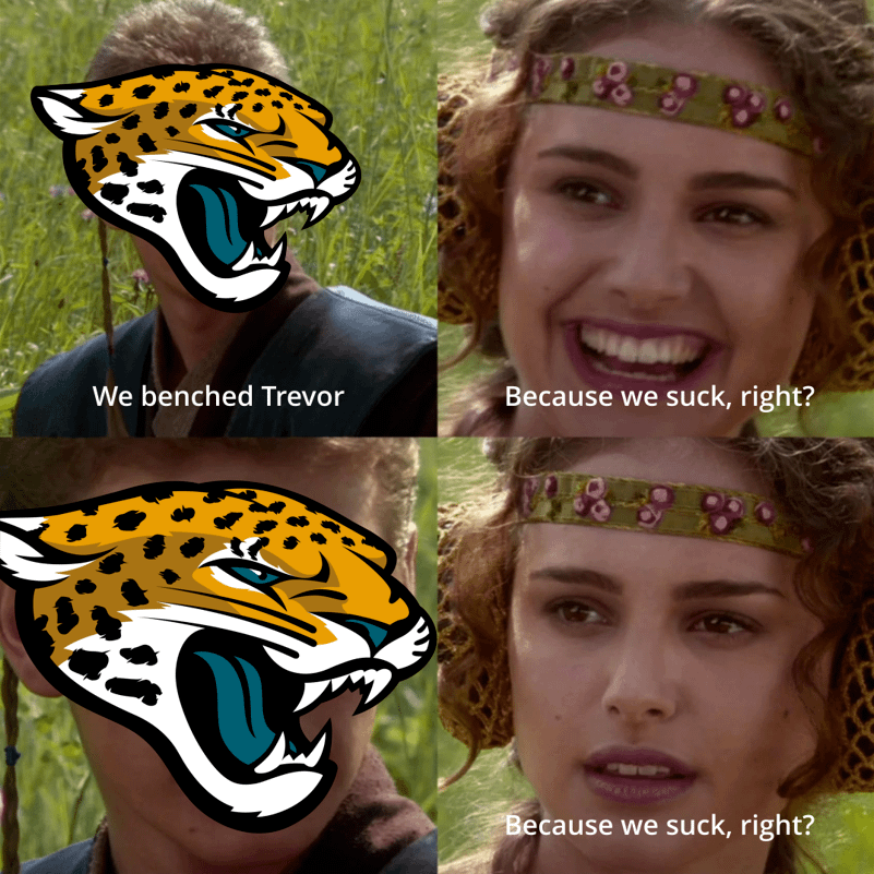 Trevor Lawrence benched