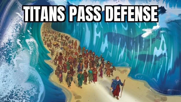 We're like the red sea out there