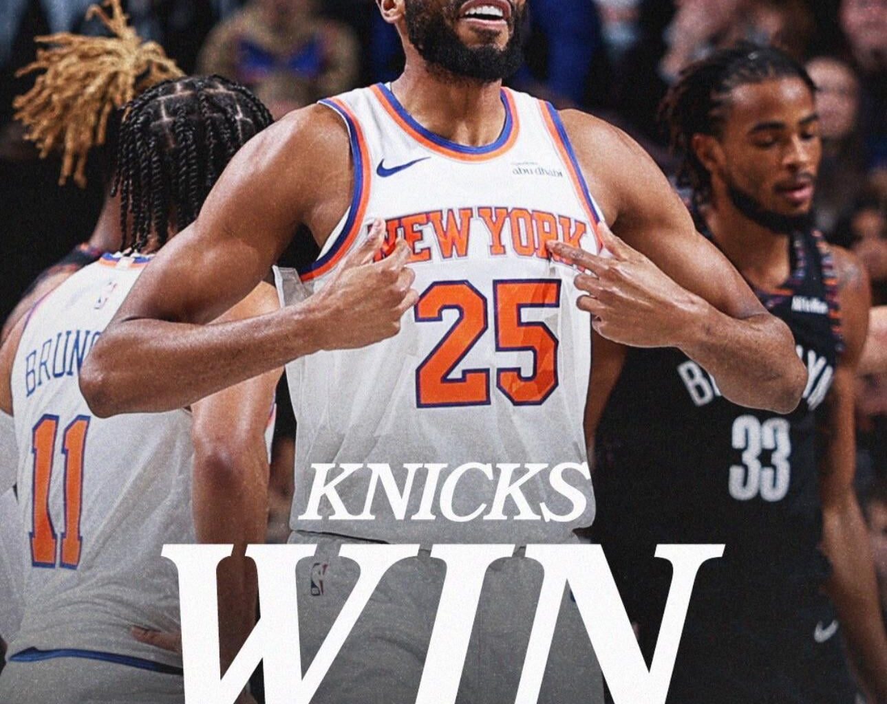 The Knicks beat the Nets 113-100