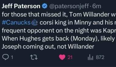 Update from Paterson: