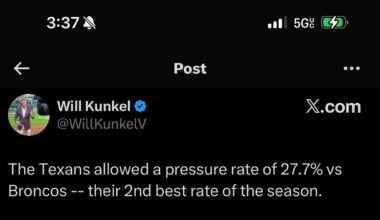 O-Line has improved at pass pro at least