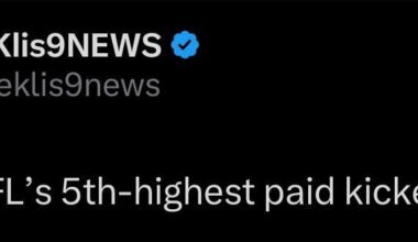 [Klis] Lutz now NFL’s 5th-highest paid kicker.