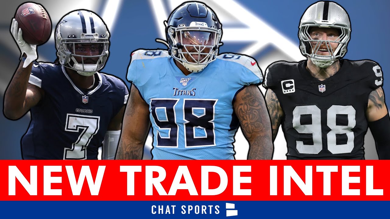 LOADED Cowboys Trade Rumors Via NFL Insiders: Trevon Diggs, Logan Wilson, Maxx Crosby, Trade Targets