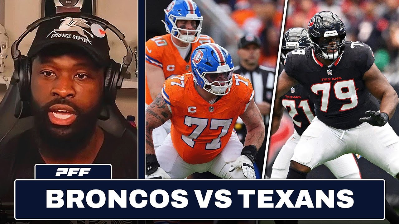 Breaking Down Broncos vs. Texans with 5-Time Pro Bowl Tackle, Terron Armstead | PFF