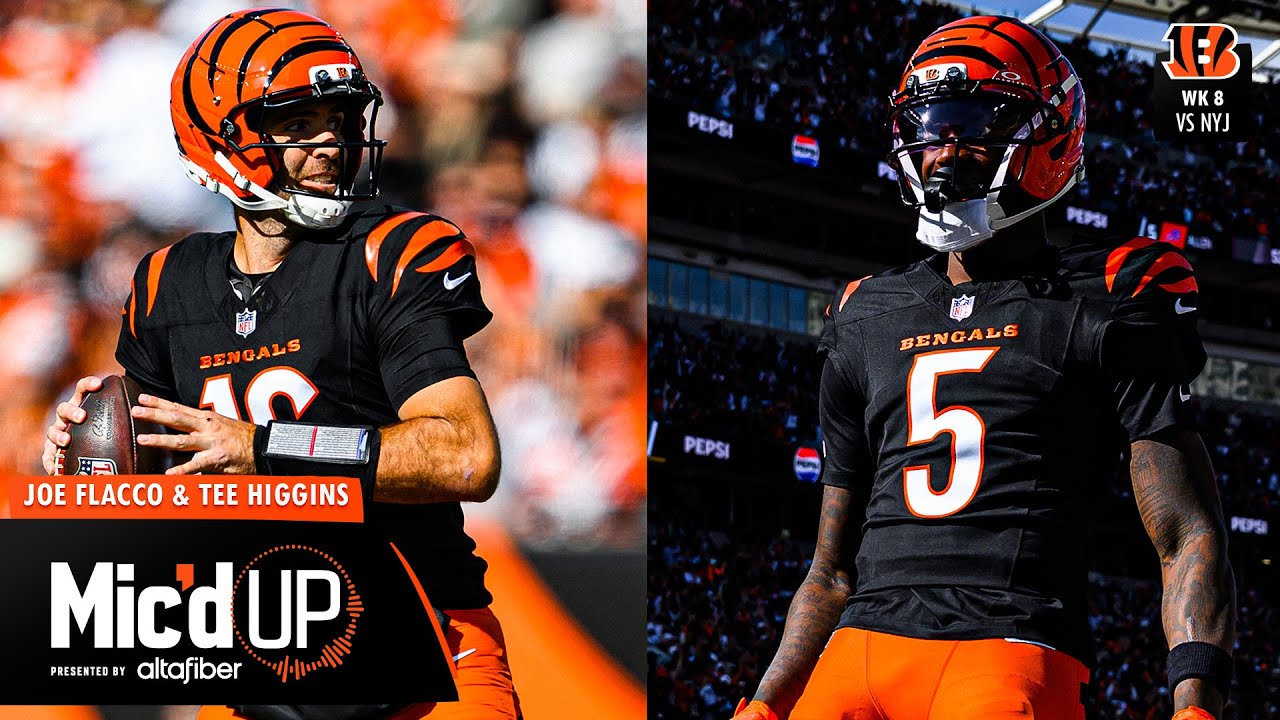 Joe Flacco & Tee Higgins Mic'd Up vs NY Jets Week 8 | 2025 Mic'd Up