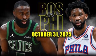 Boston Celtics vs Philadelphia 76ers Full Game Highlights - October 31, 2025 | NBA Season