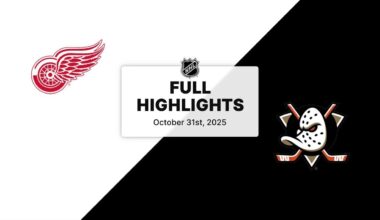 NHL Highlights | Red Wings vs. Ducks | October 31, 2025