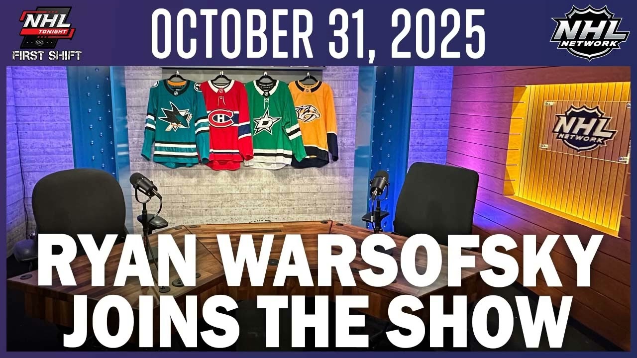 San Jose Sharks head coach Ryan Warsofsky joins the show | October 31, 2025