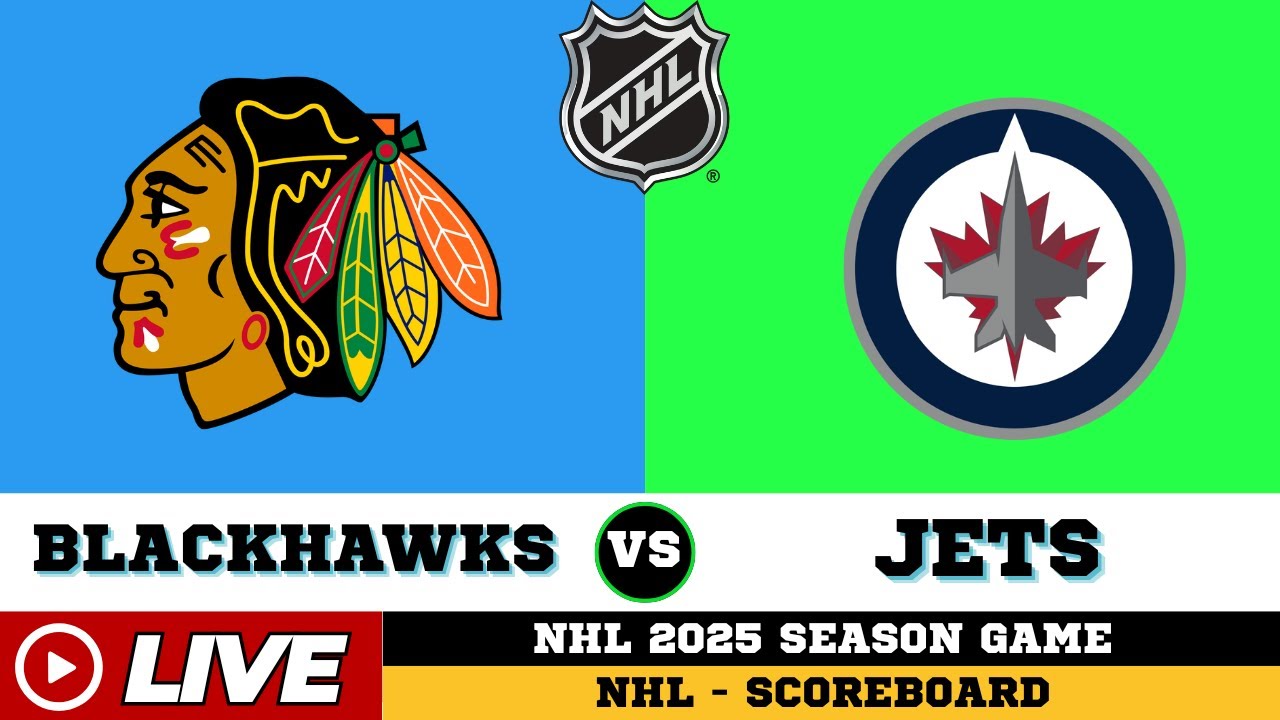 🔴LIVE : Chicago Blackhawks Vs Winnipeg Jets | NHL 2025 | NHL Live SCOREBOARD | 10/31/2025