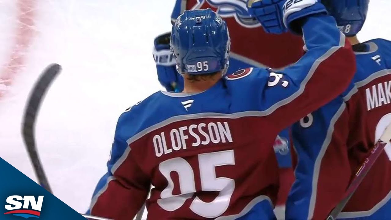 Avalanche's Victor Olofsson Notches Three Goals For First NHL Hat Trick