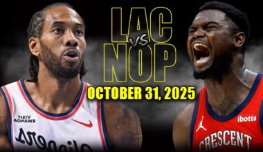 Los Angeles Clippers vs New Orleans Pelicans Full Game Highlights - October 31, 2025 | NBA Season