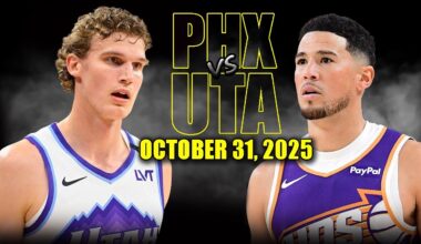 Phoenix Suns vs Utah Jazz Full Game Highlights - October 31, 2025 | NBA Season