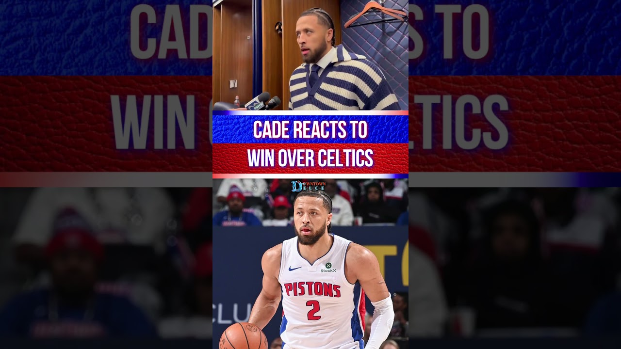 Cade Cunningham Speaks On Tough WIN Over Boston!