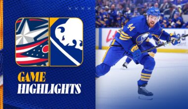 Josh Dunne Scores First NHL Goal In Buffalo Sabres Overtime Loss To Columbus | Highlights