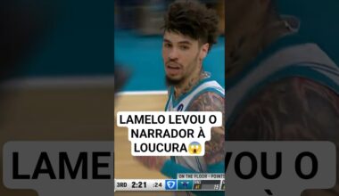 Salada de frango? LaMelo Ball fez o narrador dos Hornets ir à loucura! 🤣🥗 #shorts #nba