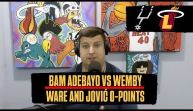 Miami Heat Loss To Spurs Had Great Bam Adebayo vs Wemby Battle, But More Needed From Ware and Jović