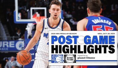 POSTGAME HIGHLIGHTS: ORLANDO MAGIC VS. DETROIT PISTONS 10.29.25 PRESENTED BY PLANET FITNESS