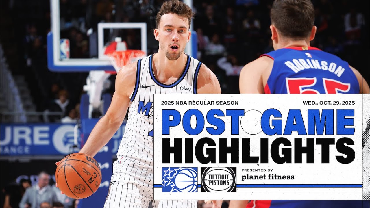POSTGAME HIGHLIGHTS: ORLANDO MAGIC VS. DETROIT PISTONS 10.29.25 PRESENTED BY PLANET FITNESS