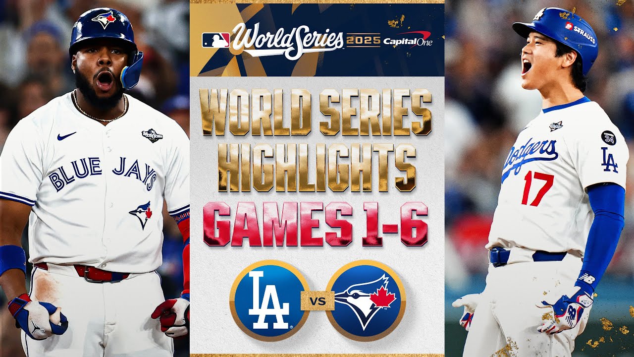 The Dodgers and Blue Jays are heading to World Series Game 7! 😱 (Highlights from Games 1-6!)