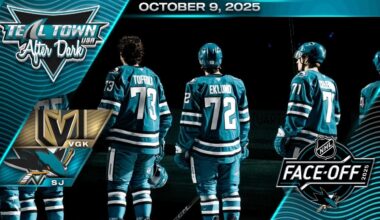 San Jose Sharks vs Vegas Golden Knights - 10/9/2025 - Teal Town USA After Dark (Postgame)