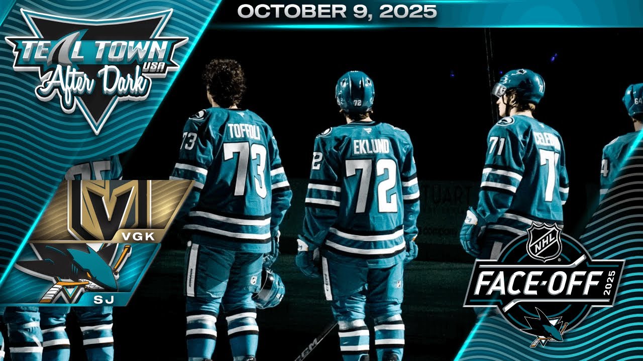 San Jose Sharks vs Vegas Golden Knights - 10/9/2025 - Teal Town USA After Dark (Postgame)