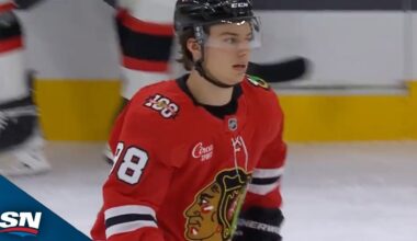 Blackhawks' Connor Bedard Goes Coast-To-Coast Before Flaunting His Slick Release