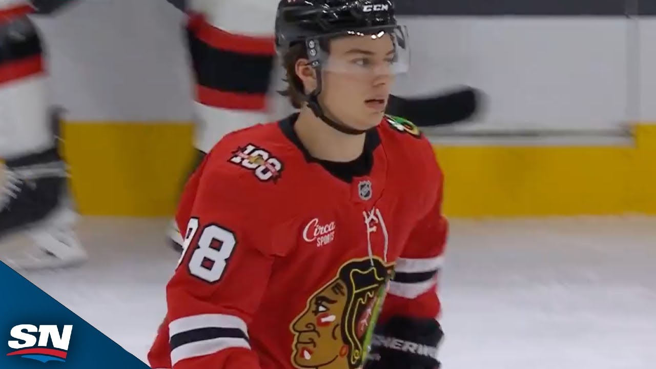 Blackhawks' Connor Bedard Goes Coast-To-Coast Before Flaunting His Slick Release