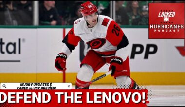 The Carolina Hurricanes Return Home to Defend the Lenovo Center Tuesday Night