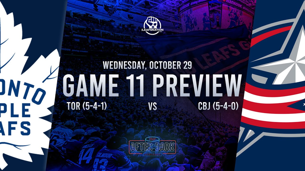 Toronto Maple Leafs vs Columbus Blue Jackets Game 11 Preview: Lineups, Goaltenders, & Best Bets