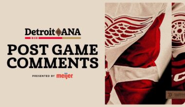 Moritz Seider, Lucas Raymond, Todd McLellan Post Game Comments @ ANA | Oct. 31, 2025