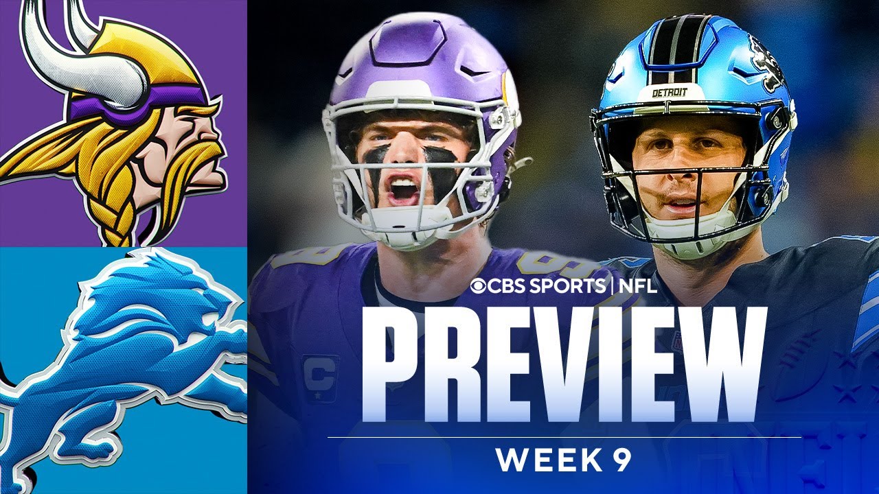 Vikings vs Lions Game Preview: Biggest Storylines, Players to Watch & Picks to Win ✅ | NFL Week 9