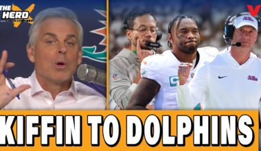 Dolphins NEED Lane Kiffin, TIME'S UP for Tua Tagovailoa & McDaniel | THE HERD NFL w/ Colin Cowherd