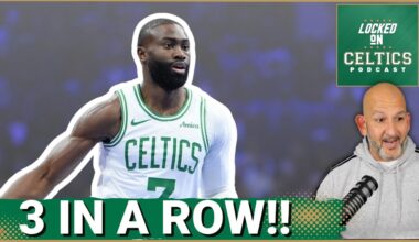 Boston Celtics SURVIVE, win THIRD STRAIGHT game | Jaylen Brown ALL-NBA level basketball