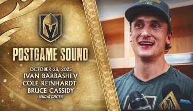 🎥 POSTGAME SOUND: Barbashev, Reinhardt & Cassidy