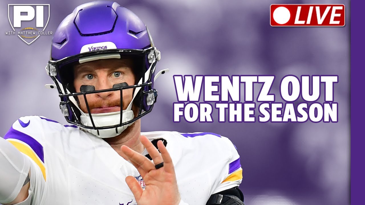 Carson Wentz undergoes surgery -- JJ McCarthy expectations vs. Detroit