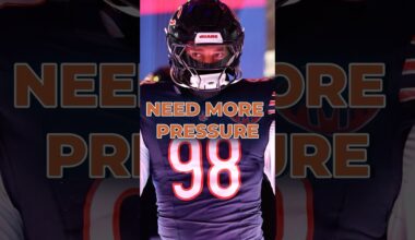 Chicago Bears Pass Rushers MUST DO MORE! #shorts #bears #nfl