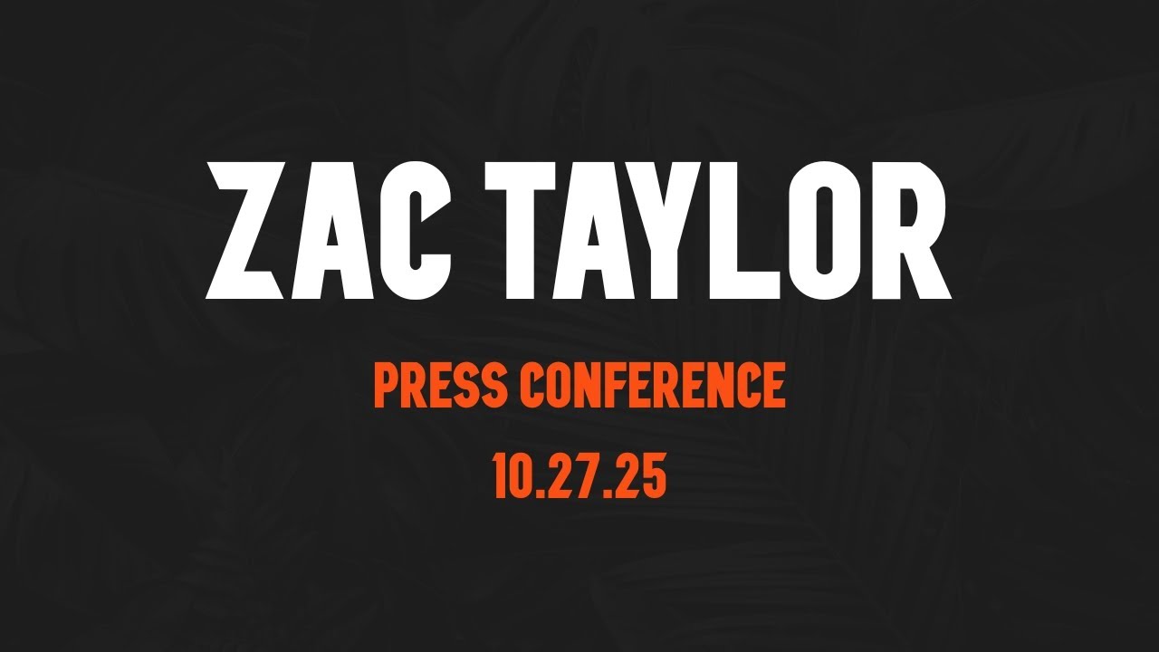 Zac Taylor Press Conference - October 27