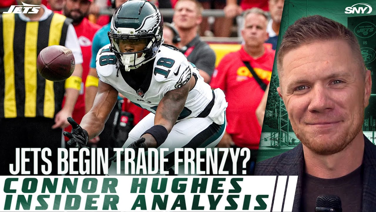 NFL Insider reacts to the Jets trading DB Carter II to the Eagles for WR  Metchie III