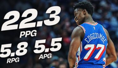 VJ Edgecombe Is Off To A Historic Start!