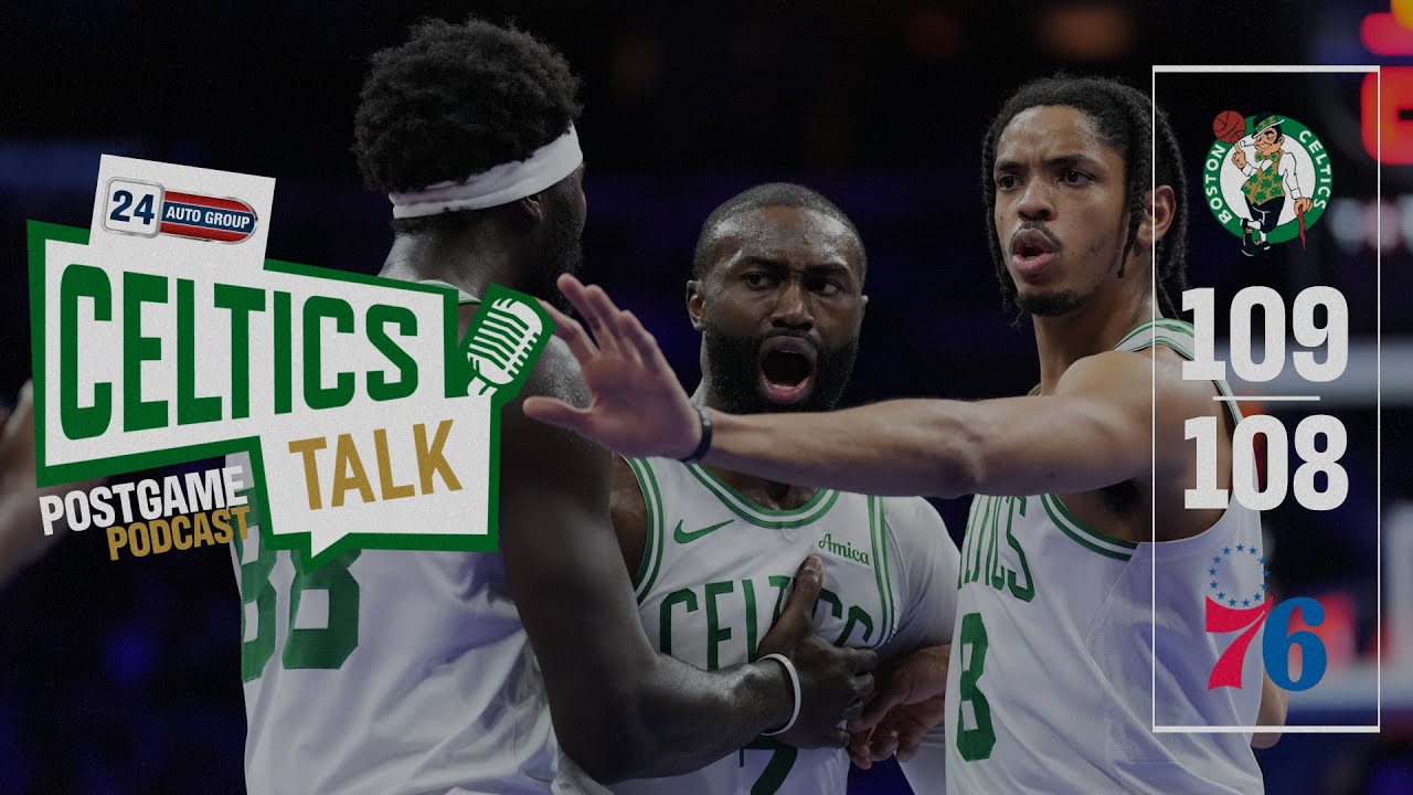 POSTGAME POD: Celtics role players step up in NBA Cup win over Sixers
