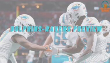 3YPC- Baltimore Ravens @ Miami Dolphins *PREVIEW*