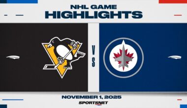NHL Highlights | Penguins vs. Jets - November 1, 2025
