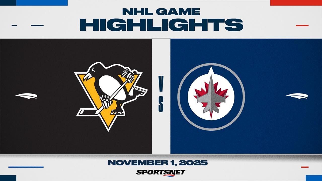 NHL Highlights | Penguins vs. Jets - November 1, 2025