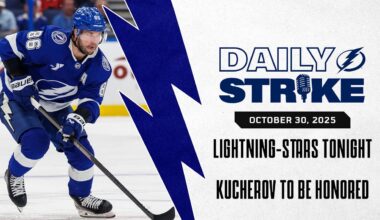 Lightning Host The Stars & Will Honor Nikita Kucherov