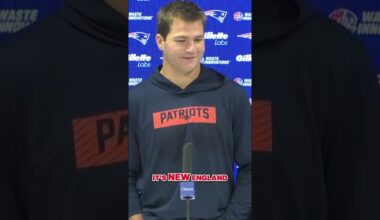 It's football weather in New England 😉 #shorts #drakemaye #patriots #nfl